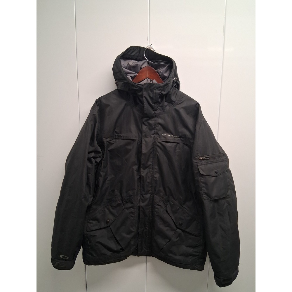 Oakley Road Fuel 3 Mens Hooded Sk8 Ripstop Jacket Black Size M